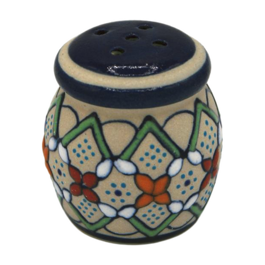 Hand Painted Ceramic Salt Shaker - Barril