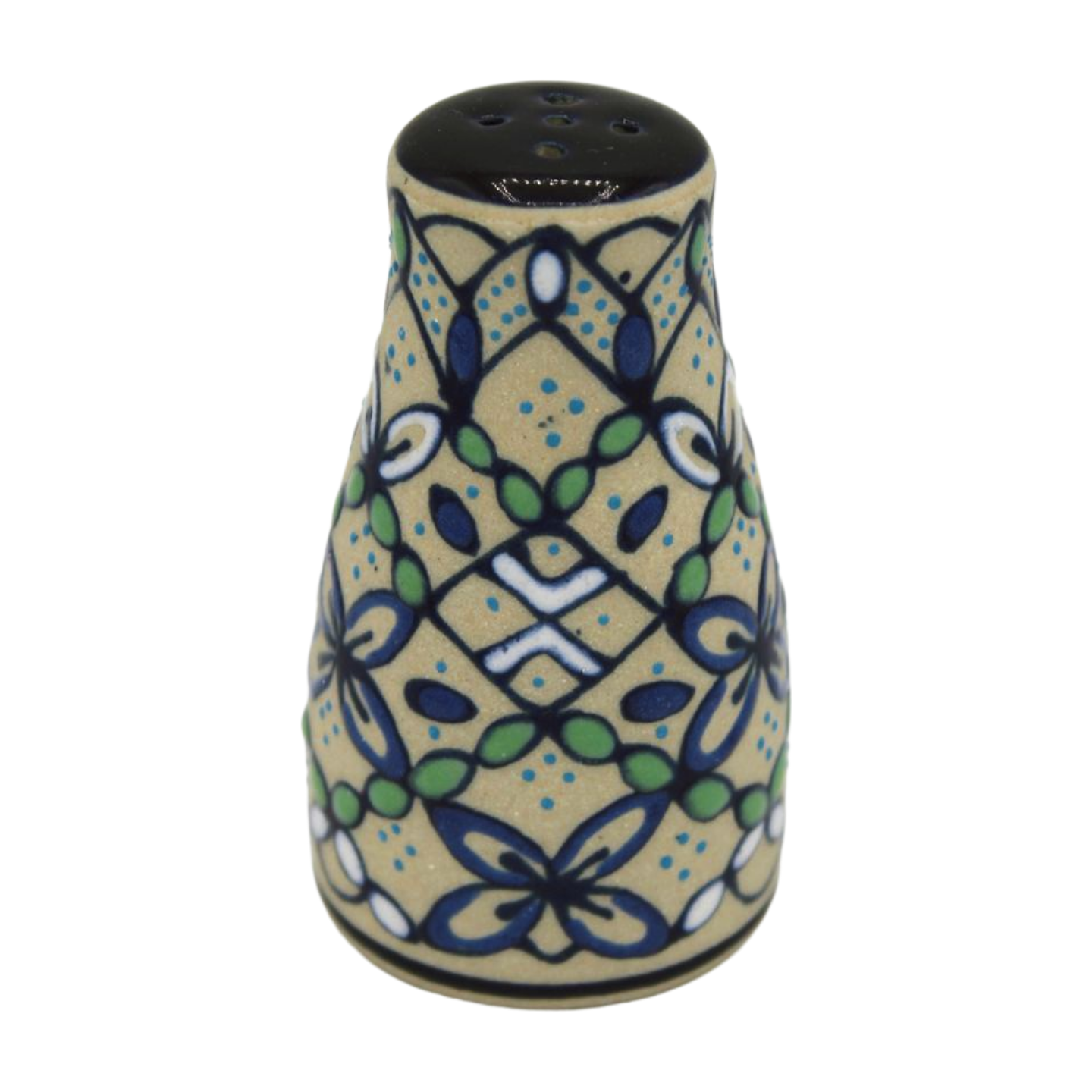 Hand Painted Ceramic Salt Shaker - Botella