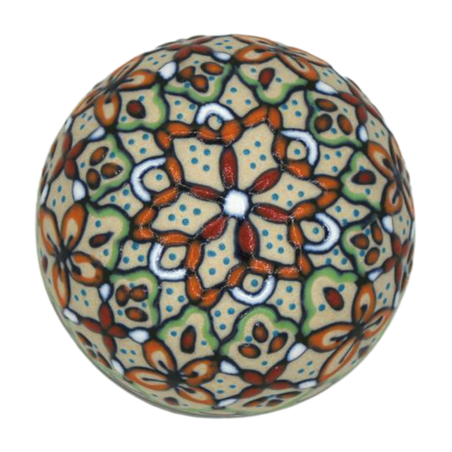 Hand Painted Ceramic Jewelry Box - Ball