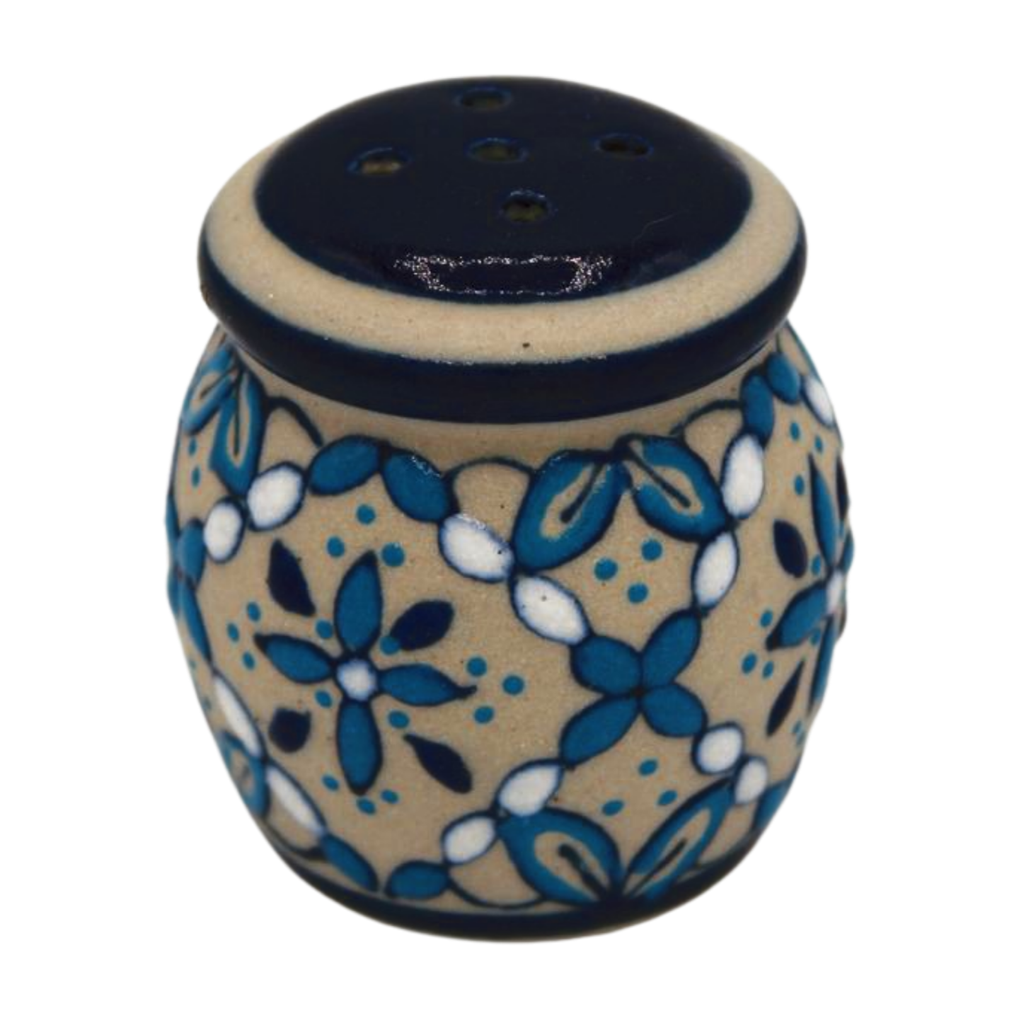 Hand Painted Ceramic Salt Shaker - Barril