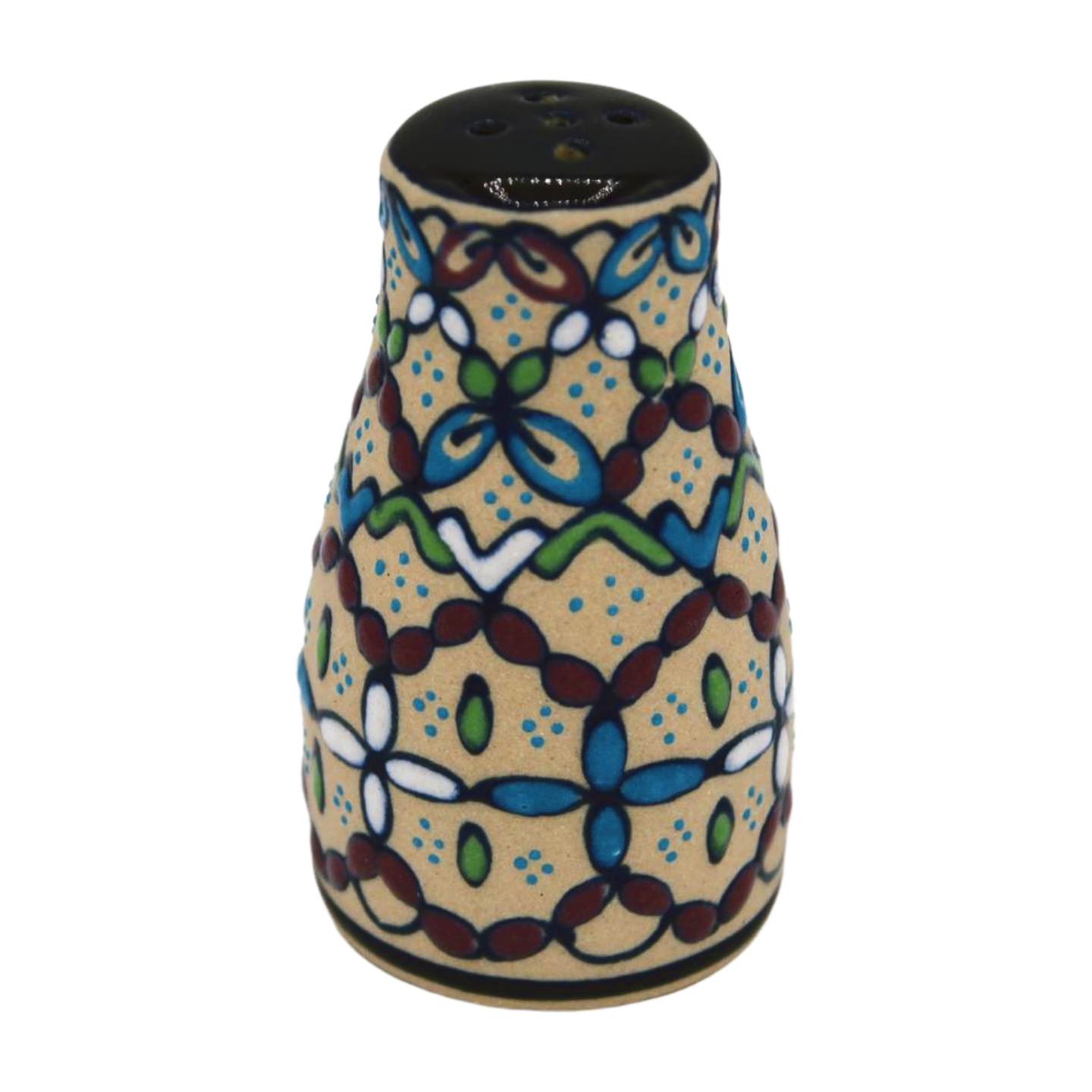 Hand Painted Ceramic Salt Shaker - Botella