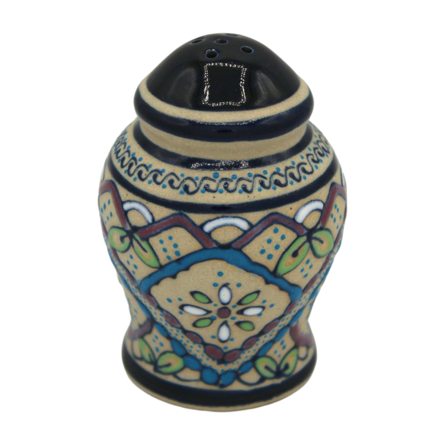 Hand Painted Ceramic Salt Shaker - Tivor