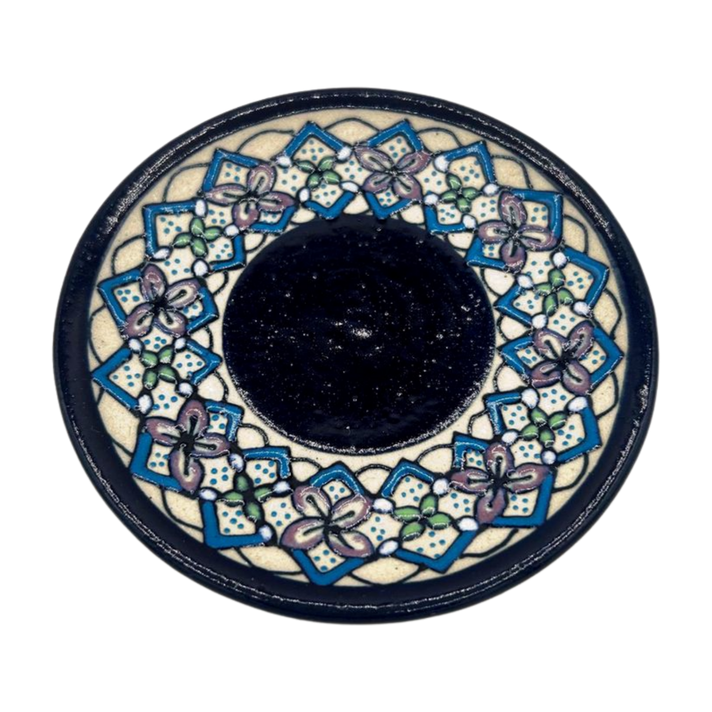 Hand Painted Ceramic Dipping Dish